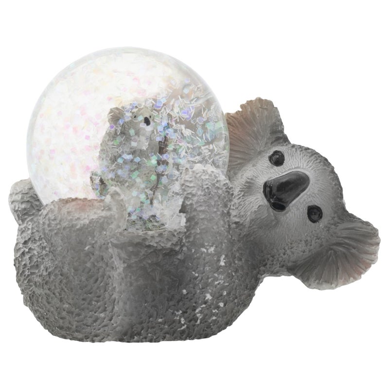 Elanze Designs Elanze Designs Mommy Koala and Joey Baby Magical Whimsical Tabletop Dresser Nightstand Figurine Miniature 45MM Sturdy Polyresin Glitter Water Snow Globe Decoration 