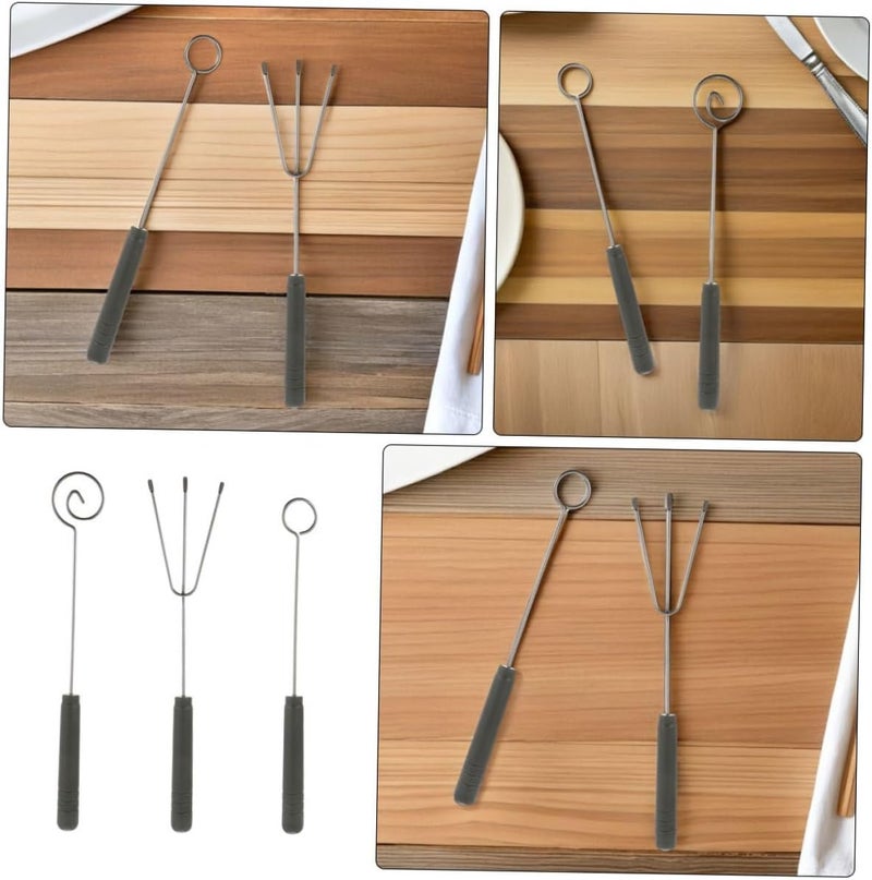 Stainless Steel Fondue Forks Set 12pcs – Chocolate and Cheese Dipping Tools for Dessert, DIY Decorating Utensils for Fondue Parties and Home Gatherings - Image 3