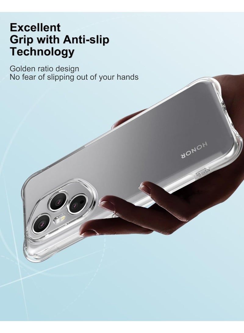 بورتوني غطاء حماية شفاف من مادة TPU لحماية الكاميرا لهاتف Honor 400 Pro، غطاء حماية فائق النحافة مقاوم للصدمات لهاتف Honor 400 Pro مقاس 6.7 بوصة - Image 3