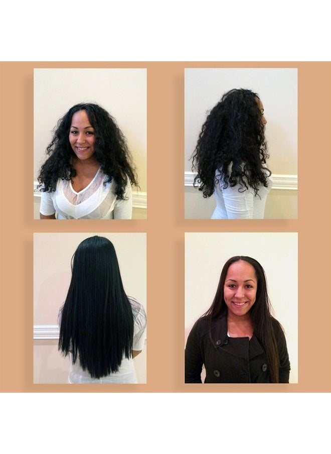 KERATIN RESEARCH - Keratin Research Forte Complex Brazilian Keratin Blowout Straightening Smoothing Hair Treatment with Moroccan Argan oil 4 Bottles 300ml Kit Sulfate Free Queratina Keratina Brasilera Tratamiento Forte - Image 1