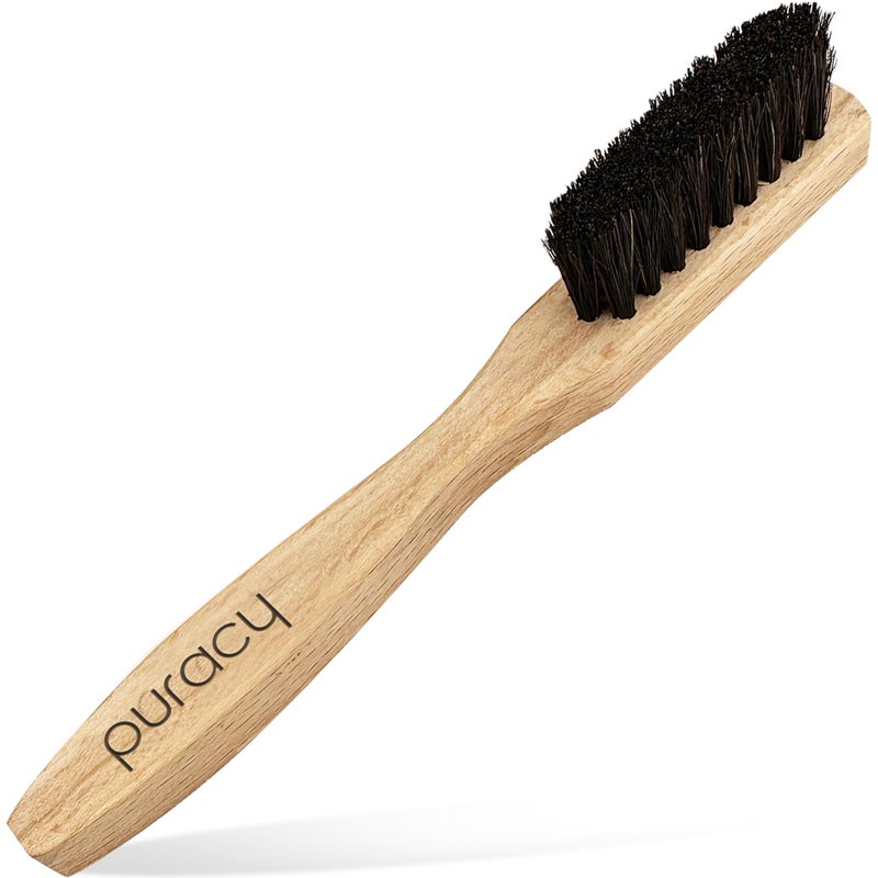 Puracy Laundry Stain Remover Brush for Tough, Deep, and Aged Clothing Stains, with Vegan Bristles for Safe and Effective Stain and Odor Elimination - Image 1