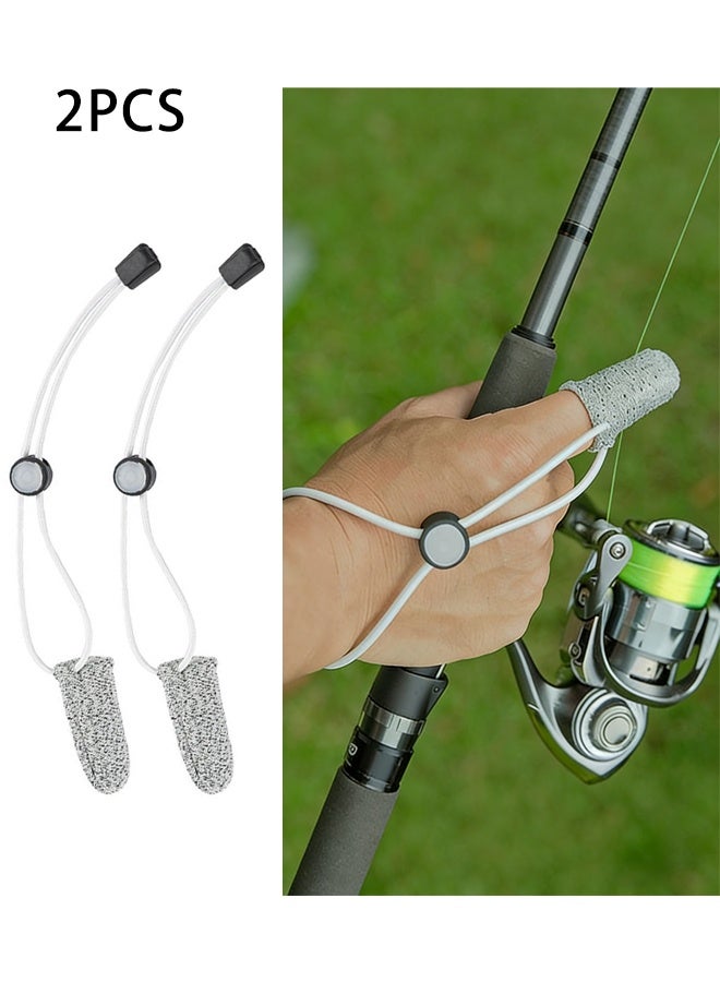 STL 2pieces, Single Finger Fishing Gloves, Fly Fishing Gloves, Non-Slip and wear-Resistant Casting Single Finger Fishing Gloves, Unisex Elastic Gloves, Suitable for Outdoor Fishing, Casting Gloves - Image 1