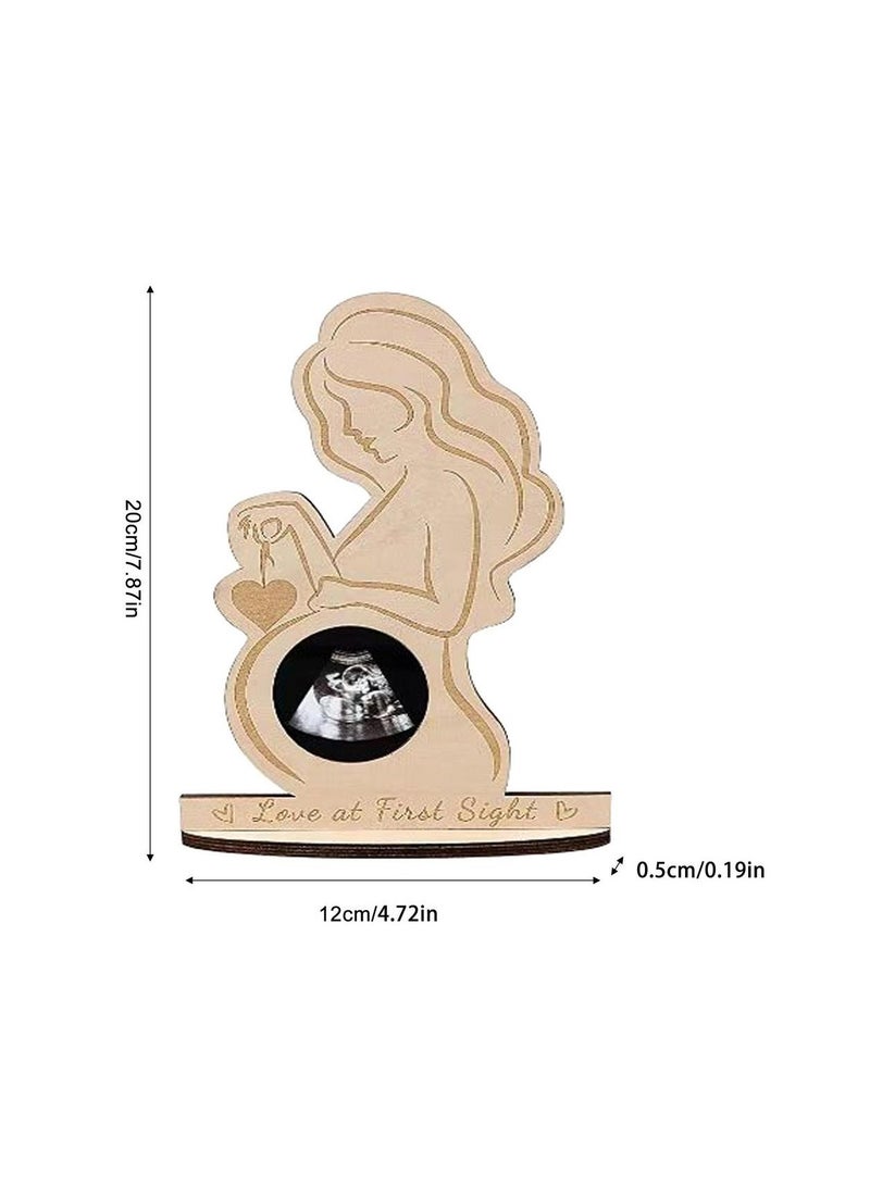 Baby Ultrasound Photo Frame Sonogram Picture Frame Pregnancy Gift Baby Announcement Keepsake for Couples - Image 4