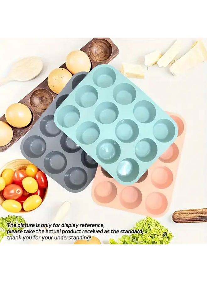 Blue 2pcs Non Stick Round Cake Pan Set Even Heat Easy Clean Baking Mold - Image 3