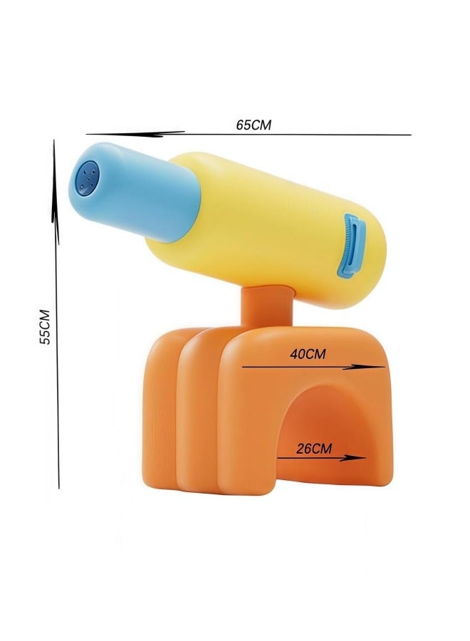 GGEROU Inflatable Water Toy, Water Toy for Kids, 5 Holes, Inflatable Water Play Toy, Water Shooter, Summer Toy for Inflatable Pool(Water gun) - Image 2