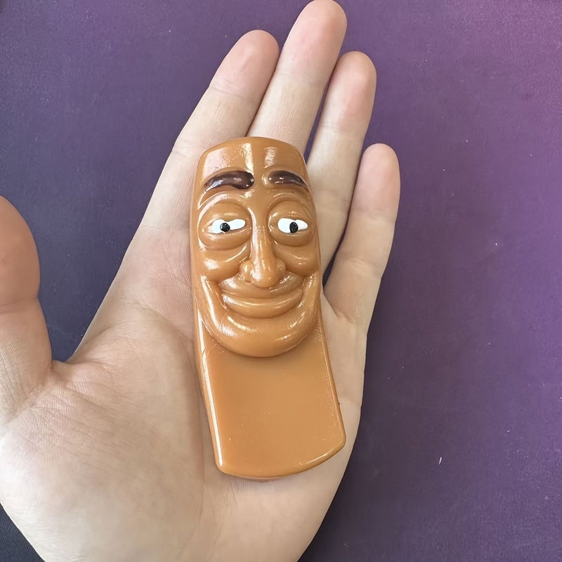 Tongtong Shahur Stick Man Brown DIY Slow Rising Bubble TPR Toy - Image 3