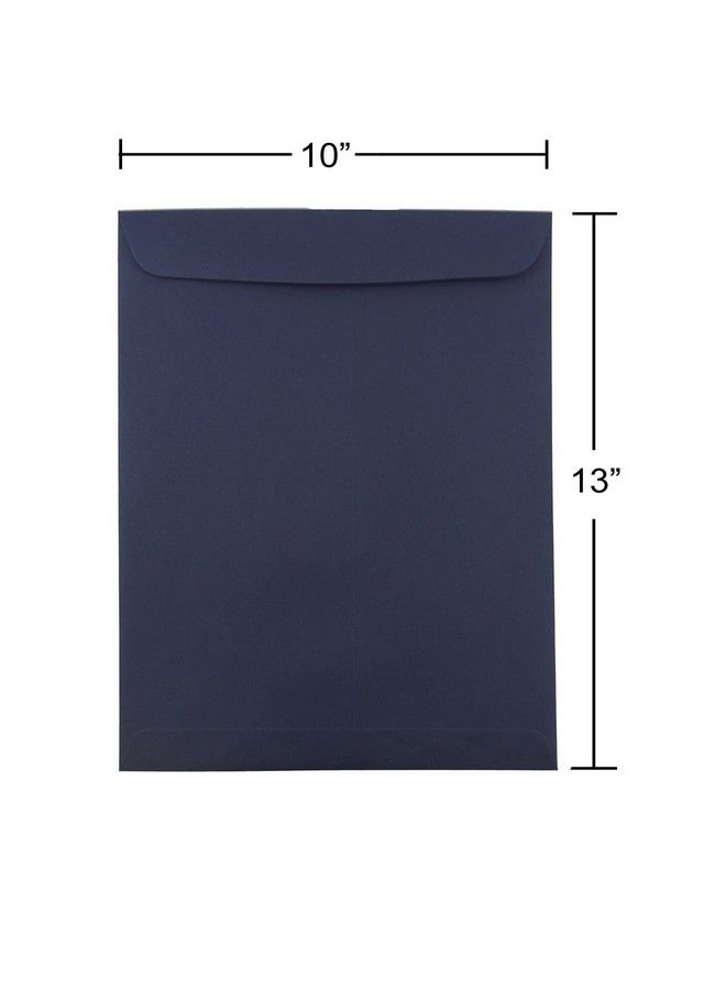 JAM Paper 10 X 13 Open End Catalog Premium Envelopes Navy Blue 25 Pack - Image 4