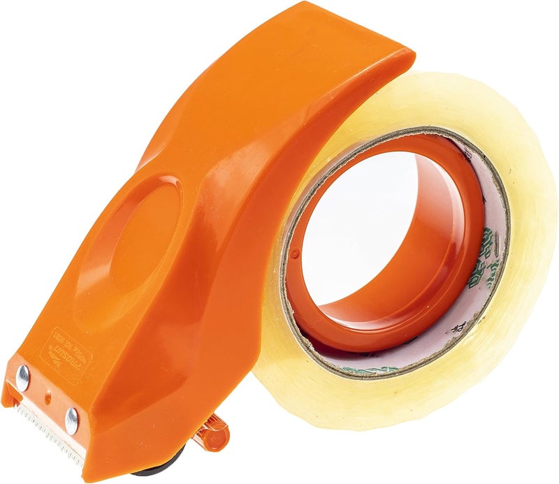 Prosun Easy-Mount 2 Inch Tape Gun Dispenser Packing Packaging Sealing Cutter Orange Handheld Warehouse Tools - Image 1