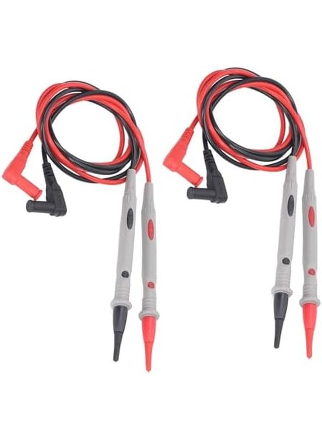 Multimeter Test Leads Kit 2 Sets Silicone Probe Needles 10A 1000V Universal Electrical Test Wire - Image 4