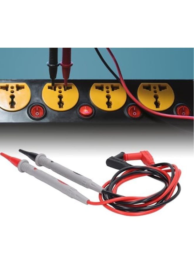 Multimeter Test Leads Kit 2 Sets Silicone Probe Needles 10A 1000V Universal Electrical Test Wire - Image 5