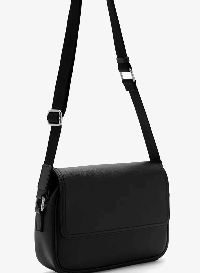 Mango Man  Leather strap bag for Men | Best Price UAE