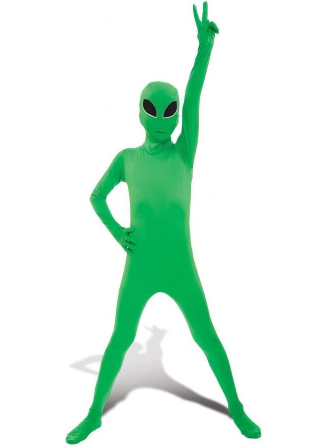 Morphsuits Alien Costume Kids Green Alien Costume Bodysuit Kids Halloween Costume Small - Image 1