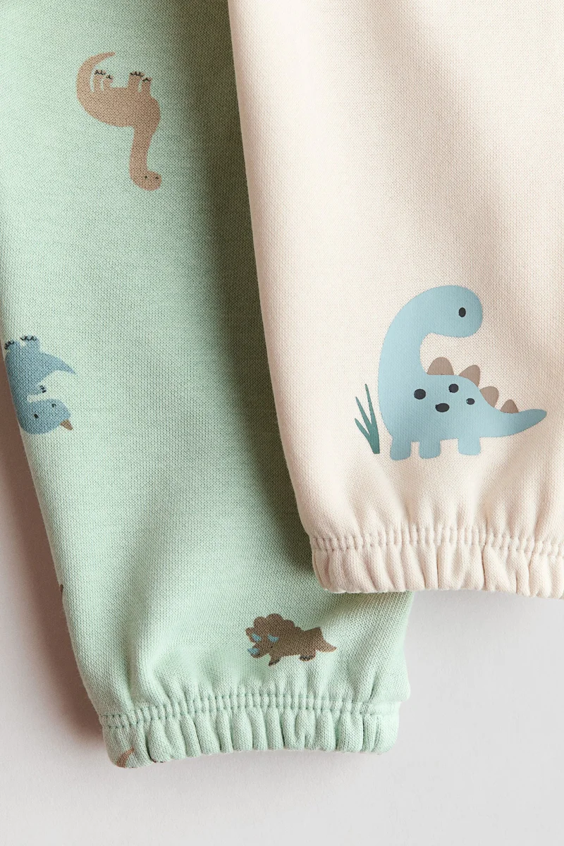 اتش اند ام بنطلون رياضي بملمس ناعم من الداخل - عبوة من قطعتين