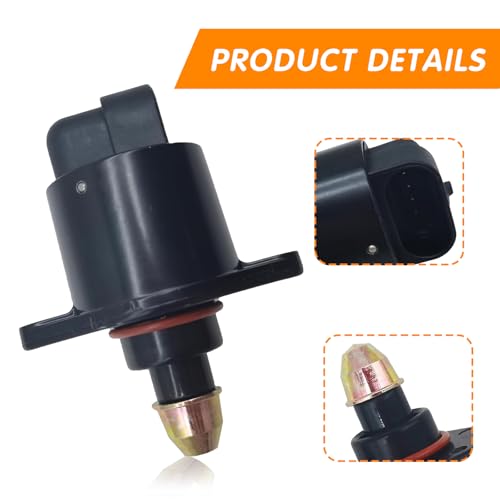 ijuicy 1 PC Car Idle Air Control Valve, Throttle Stepper Motor for Stable Engine Operation, Original Replacement Parts, OEM: 90380/10526/90325864, Compatible with King Kong Idle Motor (Black) - Image 5