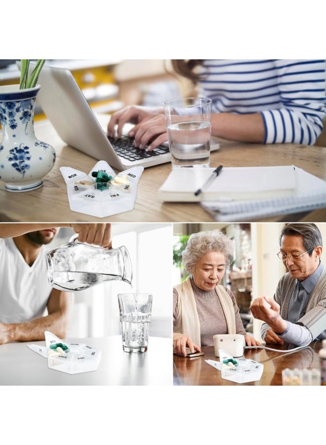 7-Day Pill Box – Weekly Pill Organizer for Vitamins, Cod Liver Oil, Supplements or Medication – Travel-Friendly, Work & Home Use, Portable Daily Pill Storage Container - Image 3