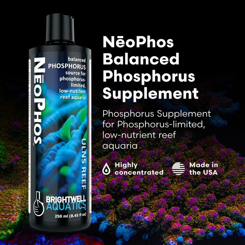 Brightwell Aquatics - NeoPhos - Balanced Phosphorus Source for Phosphorus-Limited, Low-Nutrient Reef Aquaria - Aquarium Water Treatments, 8.5 fl oz - Image 2