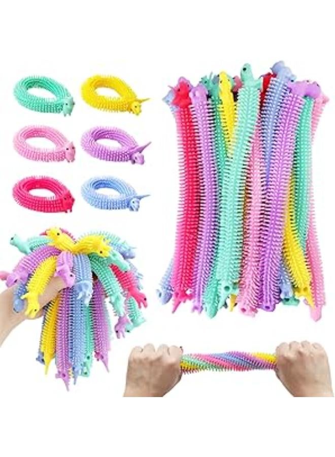 50 PCS Stretchy Fidget Toy,Sensory Fidget Stretch Toys,Colorful Sensory Stress Fidget Toys for Kids and Adults Stress Relief,Goodie Bag Fillers,Party Favor