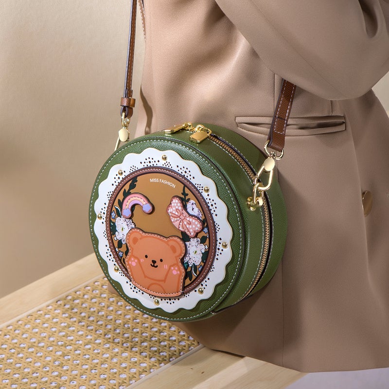 Women's Cute Bear Petal Handbag - Image 2