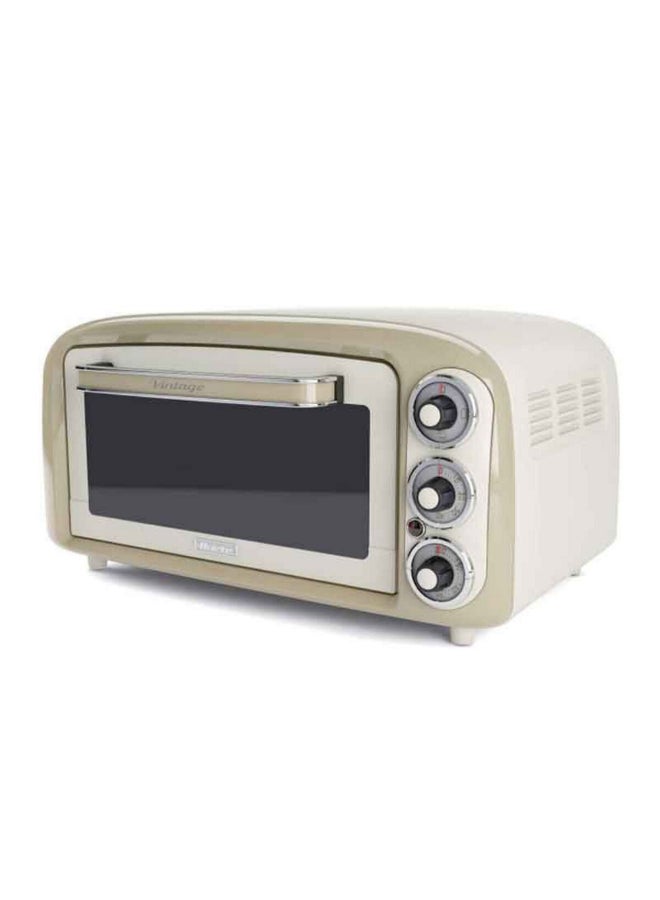 أريتي 1380W Vintage Electric Oven Beige and White 18 Liter 00C097903ARAS 18 L 1380 W 00C097903ARAS Beige and White - Image 1