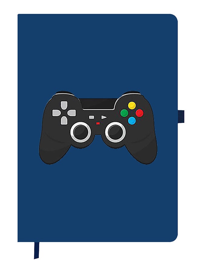 Theodor Designer A5 Thick Blue Hardcover Notebook Controler - Image 1