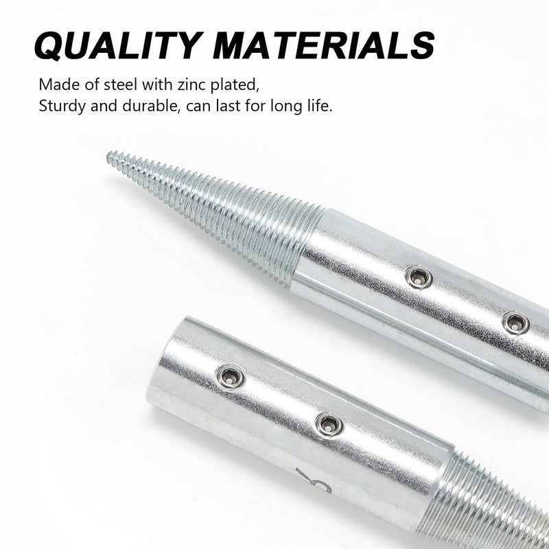 BLSGBUIDING 5/8" Spindle Tapered Threaded Adapter Left & Right Pair Suitable for 3/16"-13/16" Arbor Hole Cloth Polishing Wheel 2 PCS - Image 3