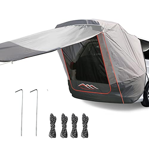 DLUCKY SUV Trunk Tents,SUV Waterproof 3500MM UPF 50+,car Camping Essentials,car Tent Rainproof, Sun Protection Sunshade, and Mesh Transparent Mosquito net - Image 2