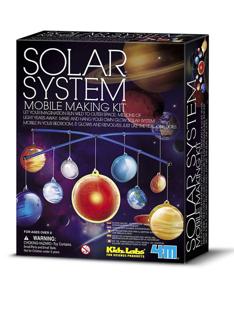 4m 4M - Solar System Mobile Making Kit - 3225  - Image 1