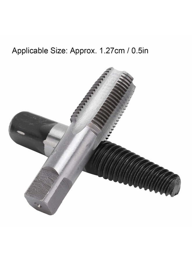 Garosa Pipe Tap Set Broken Pipe Extractor 1/2 inch Thread Broken Remover Tools High Carbon Steel Water Pipe Screw Extractor Set Home Water Pipe Repair Kit - Image 5