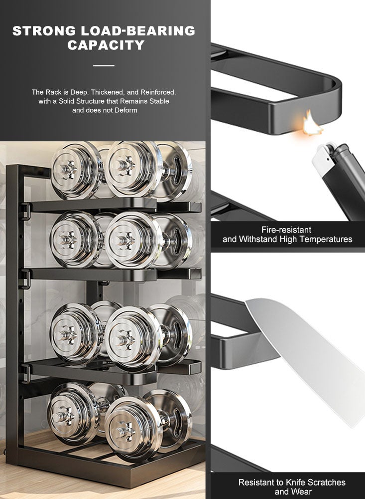 Perfii Sturdy and Adjustable Organizer Rack with Updated Design for Stability and Multipurpose Heavy-Duty Storage Solution - Image 2