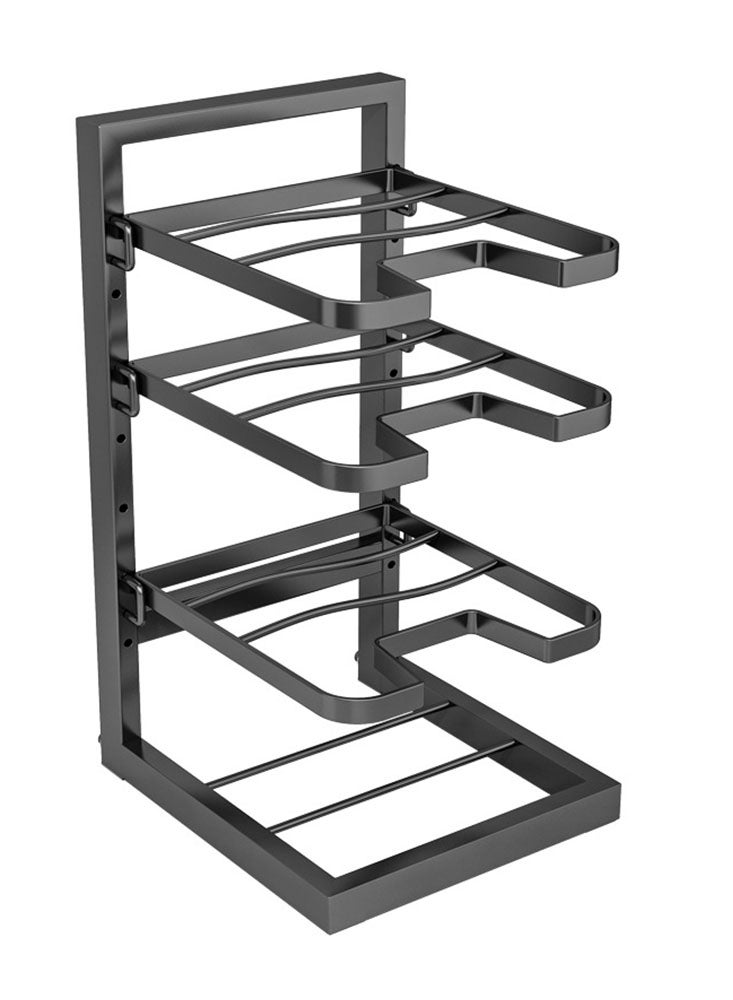 Perfii Sturdy and Adjustable Organizer Rack with Updated Design for Stability and Multipurpose Heavy-Duty Storage Solution - Image 1