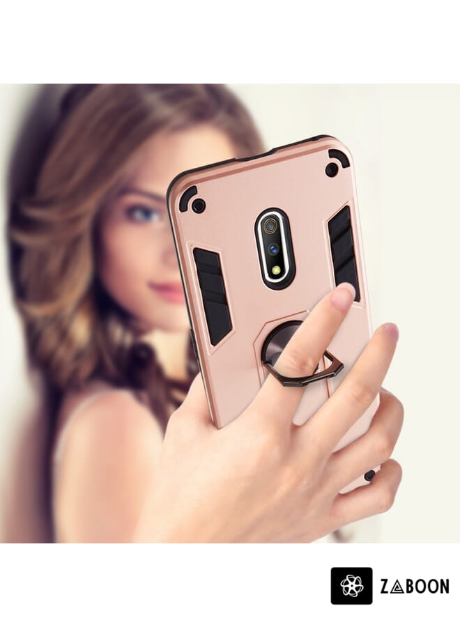 Zaboon Protective Case Cover For OPPO K3 & Realme X 2 in 1 Armour Series PC + TPU Protective Case with Ring Holder - Image 5