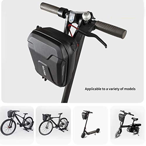 WILD MAN Quick Release 3L Hard Shell Rainproof Scooter Storage Bag for Kick Scooters Folding Bike Kick Board Handlebar Bag MTB (E8) - Image 2