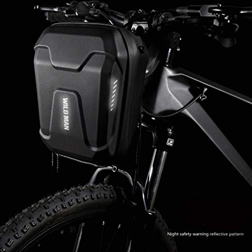 WILD MAN Quick Release 3L Hard Shell Rainproof Scooter Storage Bag for Kick Scooters Folding Bike Kick Board Handlebar Bag MTB (E8) - Image 5