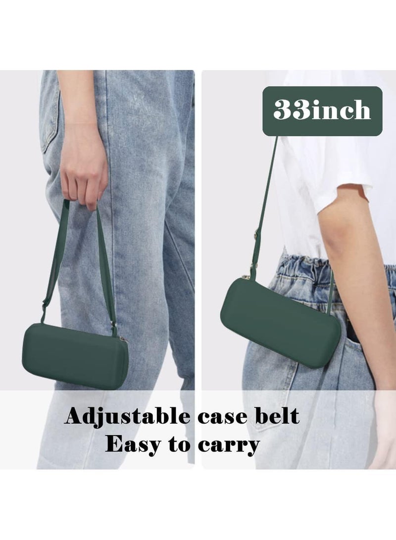 Sweet seven Mini Travel Sun Umbrella by Small Compact UV Umbrella with Case Lightweight Compact and Windproof Parasol Umbrella with 99% UV Protection for Women Men Kids(Dark green) - Image 4