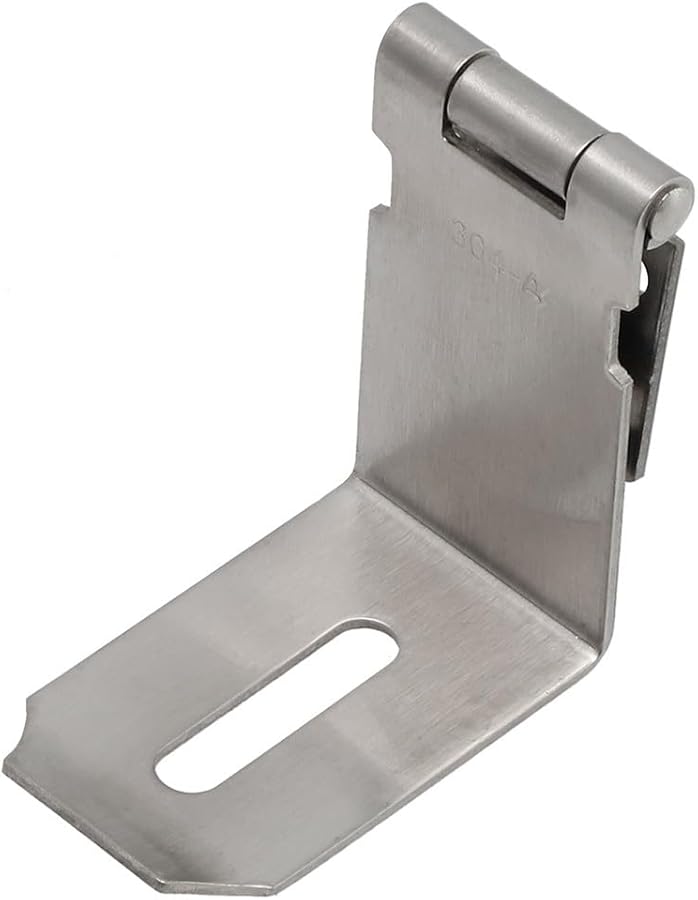 Heavy Duty 5 Inch Security Hasp And Staple For Padlock Easy Installation On Doors Cabinets Boxes - Image 3