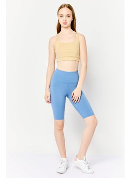 Don't Call Me Jennyfer Women Plain Sports Bra, Tan  - Image 4