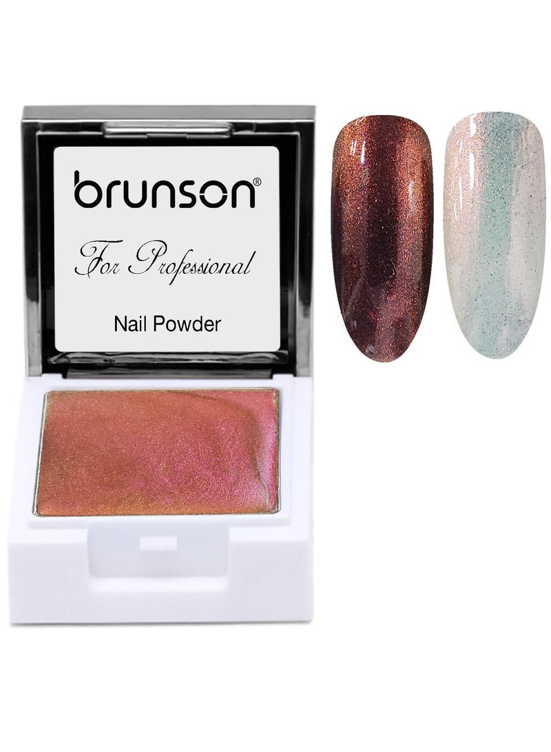 brunson Nail Art Powder UV Gel Nail Powder Nails Aurora Painting Square Gel Nail Art Liquid Powder Solid Pigment