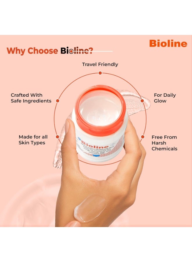 بايولاين بيولين وايت جيلي بترولي معطر لتشقق الشفاه والأيدي الخشنة والساقين والأقدام المتشققة | كريم مرطب ومهدئ للبشرة الجافة | علبة 200 جرام - Image 5