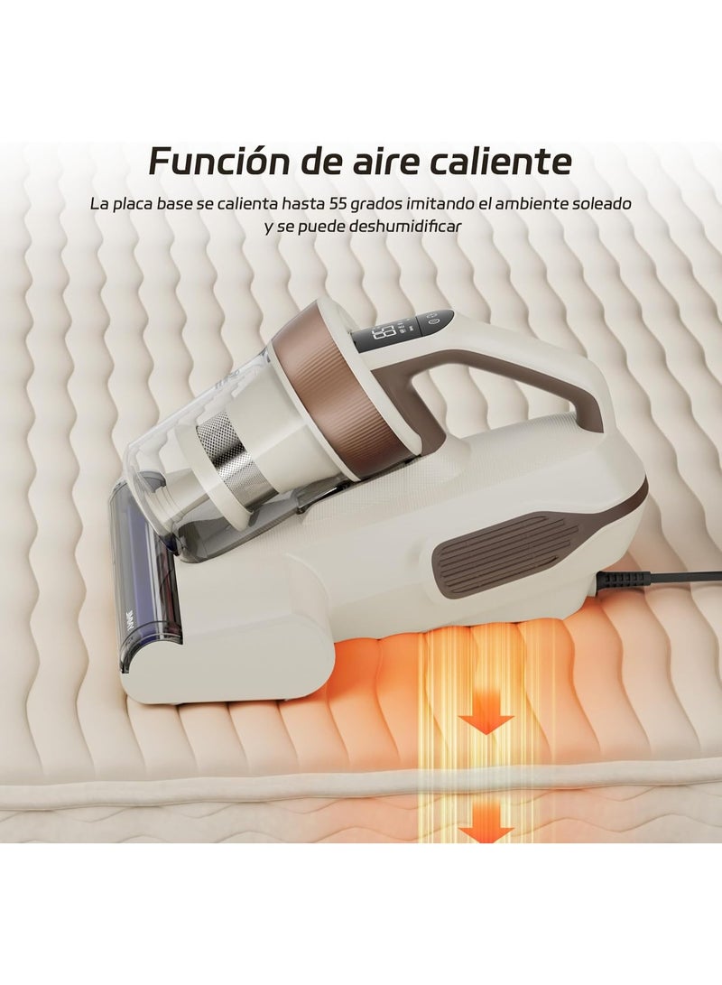 Jimmy Mattress Vacuum Cleaner with UV-C Light, Hot Air Function, LED Screen, Dust Sensor, Dust Mite Removal 600W 15kPa Bed Vacuum for Deep Cleaning Mattresses,Sofas and More (BX6 Lite) - Image 5