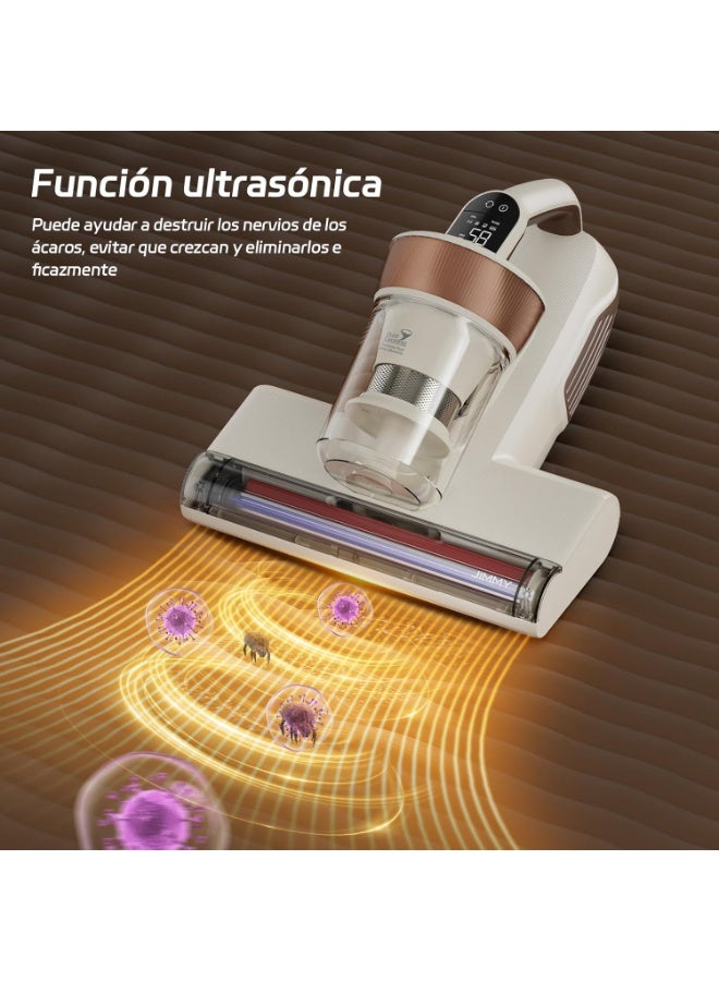 Jimmy Mattress Vacuum Cleaner with UV-C Light, Hot Air Function, LED Screen, Dust Sensor, Dust Mite Removal 600W 15kPa Bed Vacuum for Deep Cleaning Mattresses,Sofas and More (BX6 Lite) - Image 3