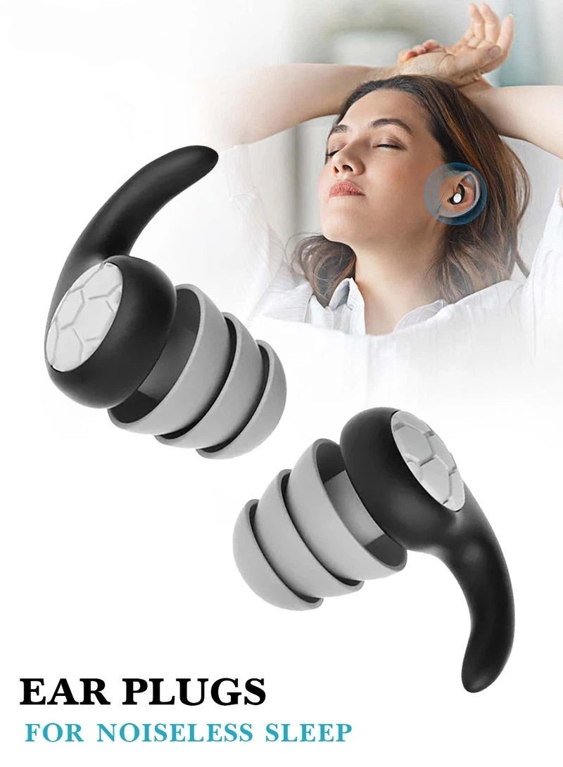 Stars Market Noise Cancelling Earplugs for Sleeping, Reusable Ear Plugs for Kids & Adults – Comfortable Silicone & Foam Ear Protection for Snoring, Work, Swimming, Travel, Studying & Concerts - Image 1