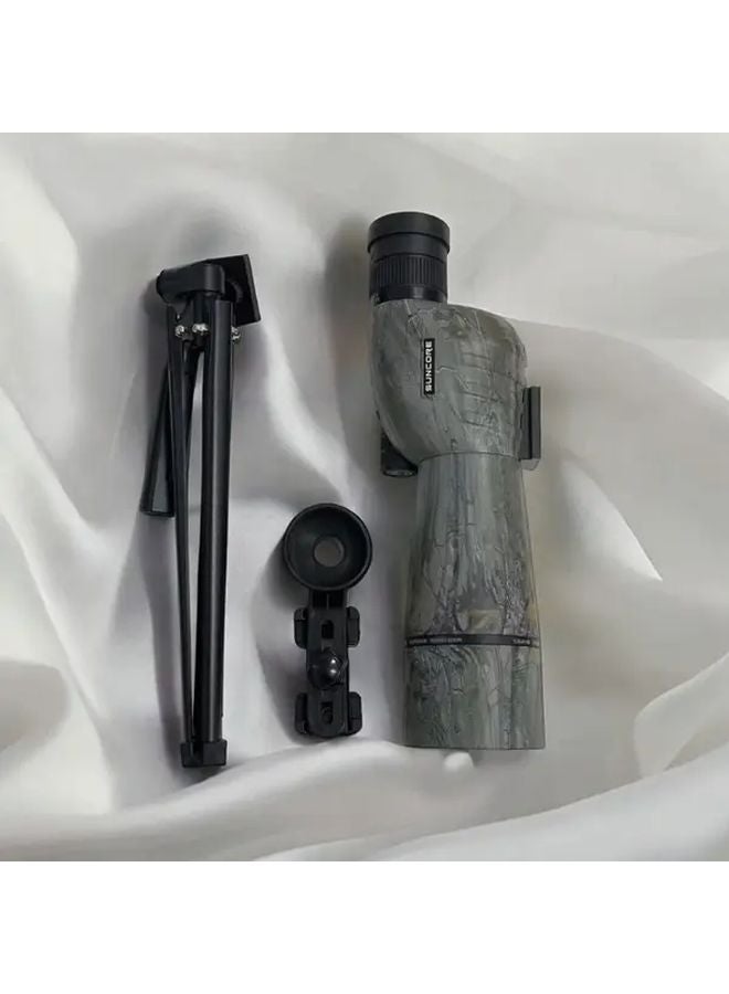 Style1 SUNCORE Professional Spotting Scope 10x Magnification 50mm FMC Coating Includes Tripod Phone Adapter - Image 1