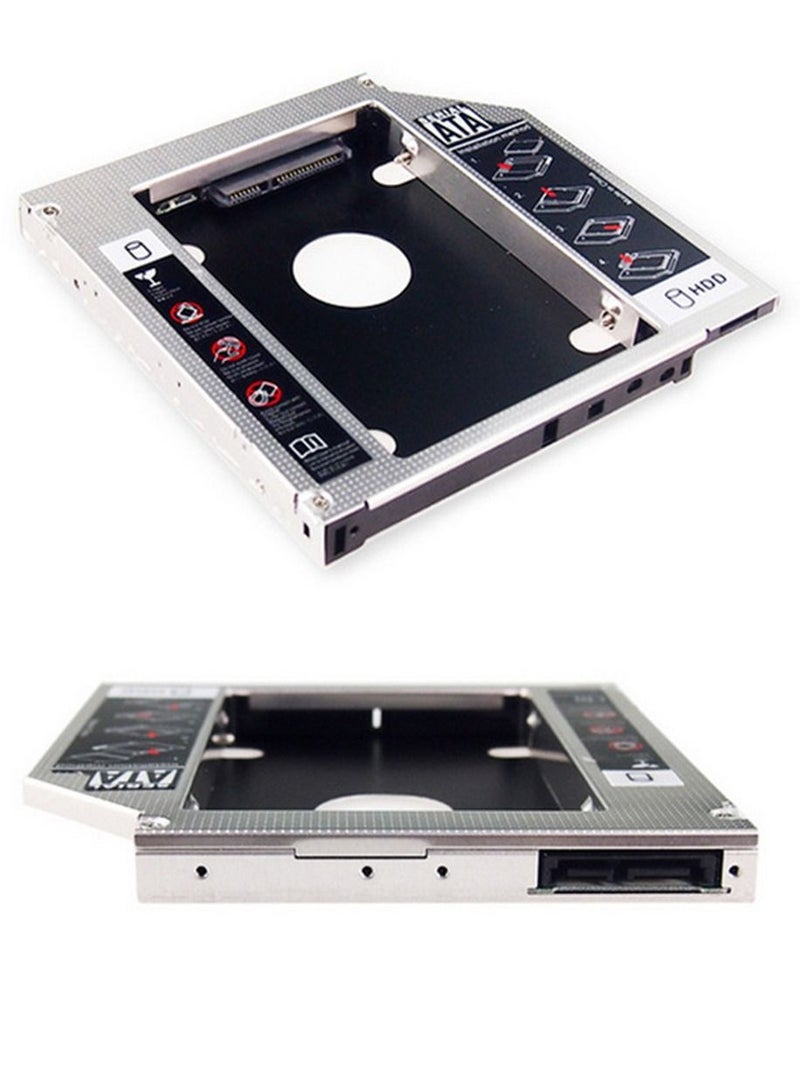 Universal 9.5MM Aluminium Alloy External SSD Hard Drive Enclosure Laptop 2.5" SATA I/II/III Solid State Drive Bracket - Image 3