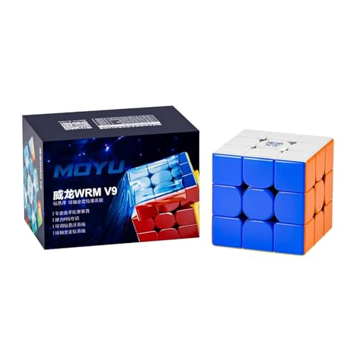 CuberSpeed مكعب السرعة مويو وي لونغ WRM V9 مع طلاء UV ومغناطيسية 3x3 نواة كروية علم UV رائد 2023 - Image 1