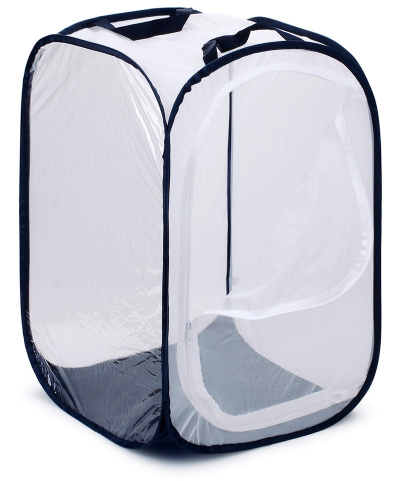 RESTCLOUD 36" Large Monarch Butterfly Habitat, Giant Collapsible Insect Mesh Cage Terrarium Pop-up 24 x 24 x 36 Inches - Image 1