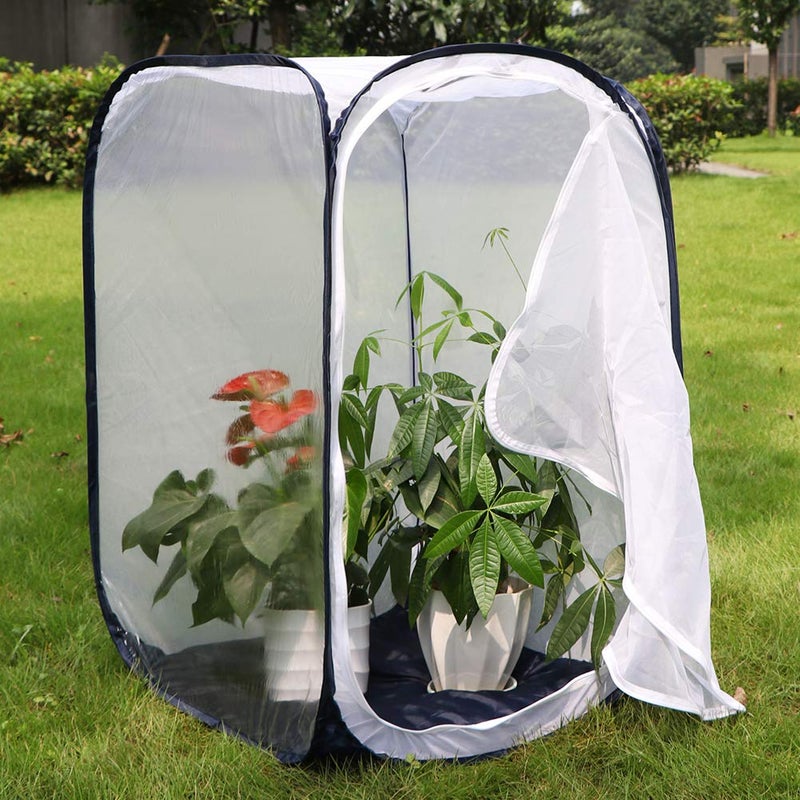 RESTCLOUD 36" Large Monarch Butterfly Habitat, Giant Collapsible Insect Mesh Cage Terrarium Pop-up 24 x 24 x 36 Inches - Image 5