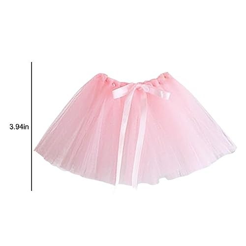 ZUYYON 12 Pcs Mini Tutu Table Skirt Wine Bottle Cover Tulle Tutu Table Skirt Decor Tutu Garland Tulle Table Centerpieces for Wedding Baby Shower Cake Dessert Birthday Party(Pink) - Image 2