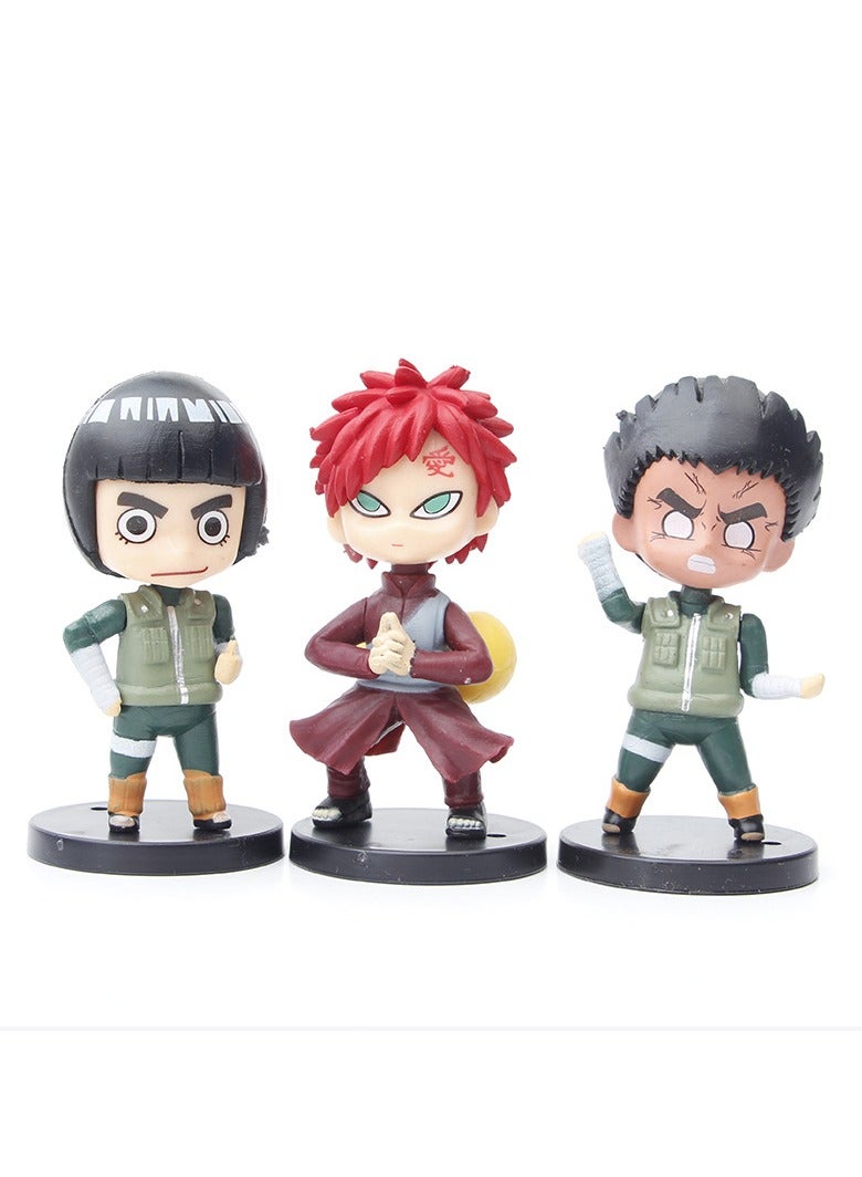 12pc Naruto Shippuden Anime figure Hinata Sasuke Itachi Kakashi Obito action Figures - Image 4