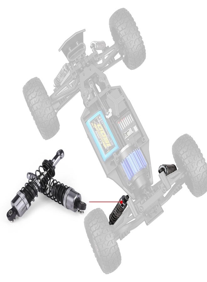 HAIBOXING RC Car Protector 1/12 Scale Accessories Aluminum Capped Oil Rear Shocks Apply to HBX 903& 905 & 12815(90201R) - Image 4