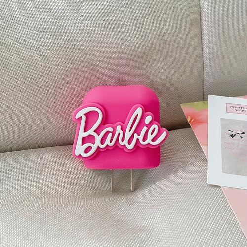 FACTOTECH Protective Charging Case for iPhone 11/12/13/14/15/16/Pro Max,for 18W/20W Charger and Charging Cable,Have Durable Cable Sleeve -Barbie - Image 4